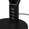 Πορτατιφ Trio Lighting  LED 5W Επαναφορτιζόμενο USB Μαύρο Ματ Πλαστικό Dimmable 600lm  3000+4000+6300K – 523090132