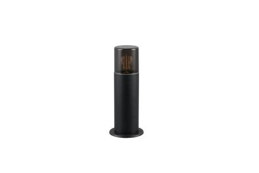 Φωτιστικό Κολωνάκι Δαπέδου Μαύρο Ματ 30cm HOOSIC 1x E27 IP44 Trio Lighting – 524060132