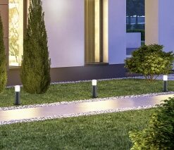 Κολωνάκι Trio Lighting   E27 Ανθρακί Αλουμίνιο   IP44 524060142
