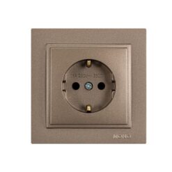 ΠΡΙΖΑ ΣΟΥΚΟ 16A LIGHT FUME ΜΕ ΠΑΙΔΙΚΗ ΠΡΟΣΤΑΣΙΑ LIGHT FUME EUROLAMP – 152-10531