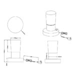 Πορτατίφ Trio Lighting LED 4,3W  Χρώμιο Μεταλλικό Step Dimmable 430lm 3000K  529690100