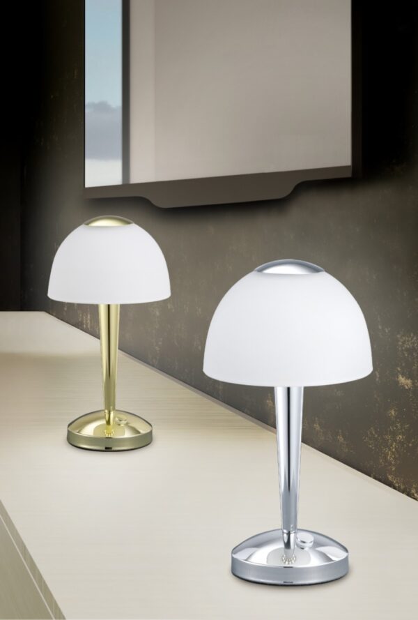 Πορτατίφ Trio Lighting LED 4W  Γυαλιστερός Ορείχαλκος Μεταλλικό Step Dimmable 350lm 3000K  529990103