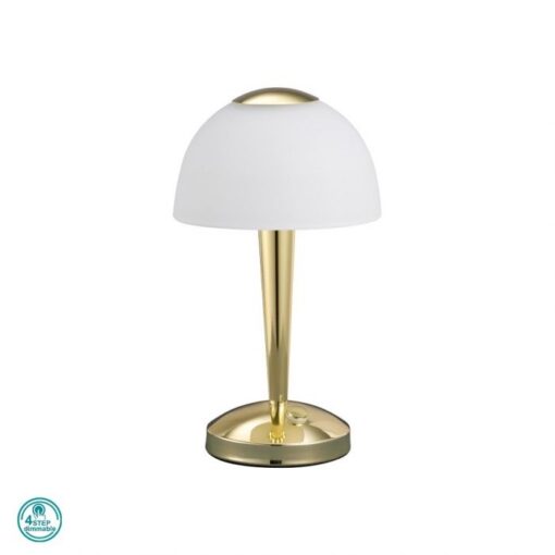 Πορτατίφ Trio Lighting LED 4W  Γυαλιστερός Ορείχαλκος Μεταλλικό Step Dimmable 350lm 3000K  529990103