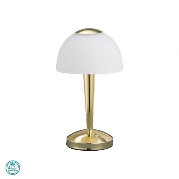 Πορτατίφ Trio Lighting LED 4W  Γυαλιστερός Ορείχαλκος Μεταλλικό Step Dimmable 350lm 3000K  529990103