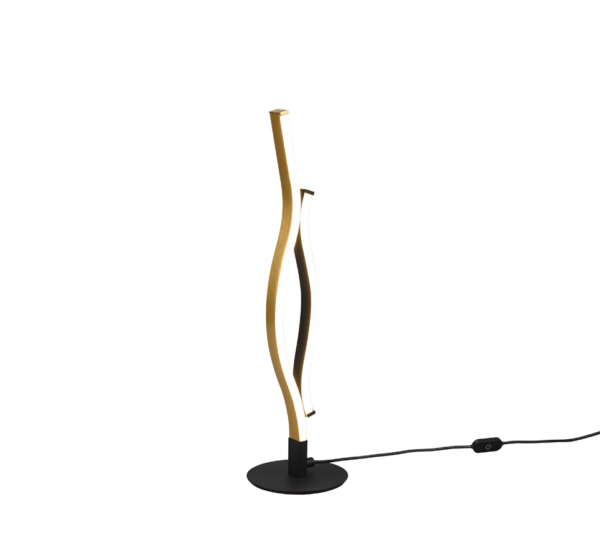 Επιτραπέζιο Φωτιστικό Trio Lighting BLAZE , 8W · 900lm, 2300+3000+4000K Ορείχαλκος Ματ Μεταλλικό, Λειτουργία μνήμης, Dimmer αισθητήρα  – 541210208