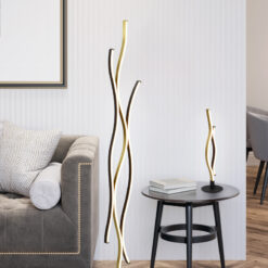 Επιτραπέζιο Φωτιστικό Trio Lighting BLAZE , 8W · 900lm, 2300+3000+4000K Ορείχαλκος Ματ Μεταλλικό, Λειτουργία μνήμης, Dimmer αισθητήρα  – 541210208