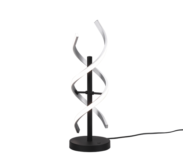 Επιτραπέζιο Φωτιστικό Trio Lighting SEQUENCE 1x LED, 20,5W · 2600lm, 2300+3000+4000K Βουρτσισμένο Αλουμίνιο Αλουμίνιο, Dimmer αισθητήρα, Λειτουργία μνήμης  – 541810205