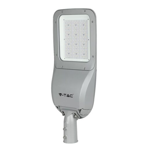 LED Φωτιστικό Δρόμου 120W V-TAC PRO Samsung Chip 15600lm Γκρι Αδιάβροχο IP66 Φυσικό Λευκό 4000K – 542