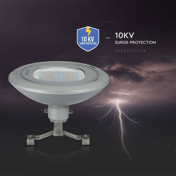 LED Φωτιστικό Δρόμου 100W V-TAC PRO Samsung Chip 13000lm Γκρι Αδιάβροχο IP65 Φυσικό Λευκό 4000K – 545