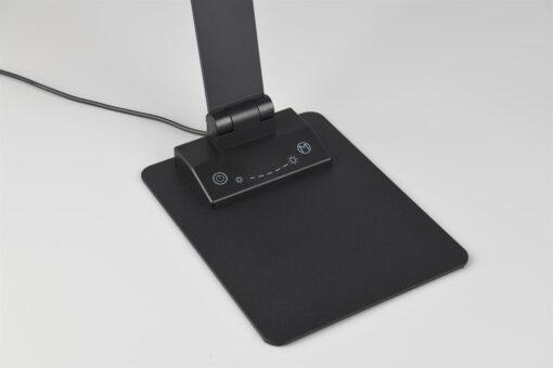 Φωτιστικό Γραφείου Trio Lighting LED 6.5W 650lm CCT Dimmable Αφής με Θύρα Φόρτισης USB  Μαύρο Ματ – 545310132