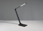 Φωτιστικό Γραφείου Trio Lighting LED 6.5W 650lm CCT Dimmable Αφής με Θύρα Φόρτισης USB  Μαύρο Ματ – 545310132