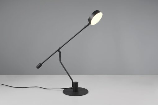 Φωτιστικό Γραφείου MANDURO Μαύρο Ματ 6W 560lm CCT Dimmable Αφής Trio Lighting – 549010132