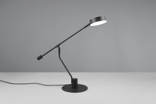 Φωτιστικό Γραφείου MANDURO Μαύρο Ματ 6W 560lm CCT Dimmable Αφής Trio Lighting – 549010132
