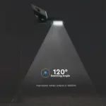 LED Ηλιακό φωτιστικό δρόμου 50W Φυσικό 4000K Μαύρο V-TAC – 5502