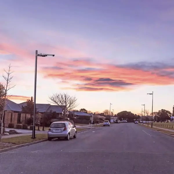 LED ηλιακό φωτιστικό δρόμου 40W (120lm/w) φυσικό λευκό 4000K μαύρο σώμα V-TAC – 5503