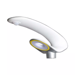 Ηλιακό φωτιστικό κήπου LED 20W IP65 Ψυχρό λευκό 6400K με ασημί και λευκό σώμα και ανιχνευτή κίνησης V-TAC – 5506