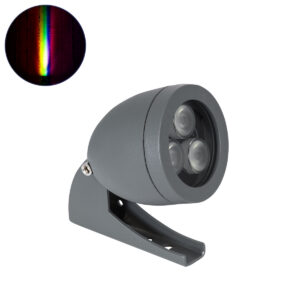 GloboStar® TREELIGHT-TREESPO 90467 Σποτ Φωτισμού Ειδικό για Φυτά – Δέντρα LED 6W 630lm 15° DC 24V Αδιάβροχο IP67 Μ6.6 x Π9 x Υ12cm RGBW DMX512 – Γκρι Ανθρακί – 3 Years Warranty