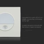LED φωτιστικό αλουμινίου με αισθητήρα κίνησης, ανθεκτικό στη θερμότητα και στα χτυπήματα. Εξοικονόμηση ενέργειας.