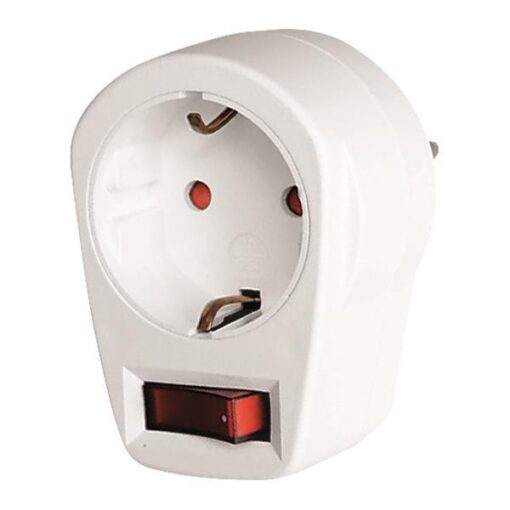 ΑΝΤΑΠΤΟΡΑΣ ΑΠΟ ΕΝΑ ΣΟΥΚΟ ΣΕ ΕΝΑ ΣΟΥΚΟ ΜΕ ΔΙΑΚΟΠΤΗ & ΠΡΟΣΤΑΣΙΑ ΕΠΑΦΩΝ EUROLAMP 147-10010