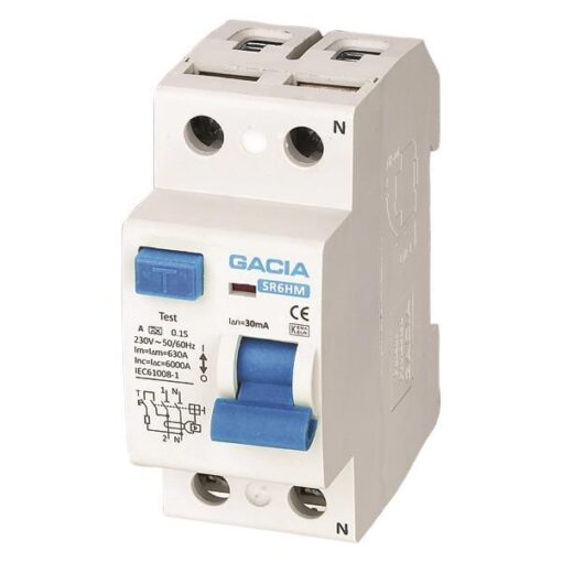 ΡΕΛΕ ΔΙΑΡΡΟΗΣ 2Χ40Α 30mΑ GACIA TYPE AC EUROLAMP – 500-37000