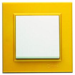 Πλαίσιο 1 θέσης κίτρινο μεγάλο Makel Karea – 56074701