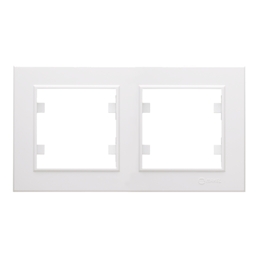 Πλαίσιο 2 θέσεων οριζόντιο μεγάλο Makel Karea – 56187702