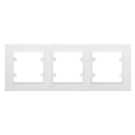 Πλαίσιο 3 θέσεων οριζόντιο μεγάλο Makel Karea – 56187703