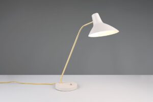 Φωτιστικό Γραφείου Γκρι & Ορείχαλκος Μεταλλικό TRAVELLER 1xE27 Trio Lighting – 563400176