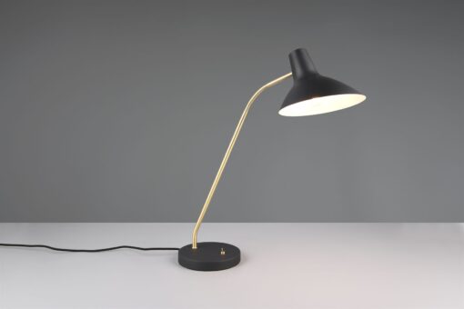 Φωτιστικό Γραφείου Μαύρο/Χρυσό Μεταλλικό TRAVELLER 1xE27 Trio Lighting – 563400180