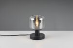 Πορτατιφ Μαύρο Ματ & Γυαλί MATARO 1xE14 Trio Lighting – 564100132