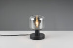 Πορτατιφ Μαύρο Ματ & Γυαλί MATARO 1xE14 Trio Lighting – 564100132