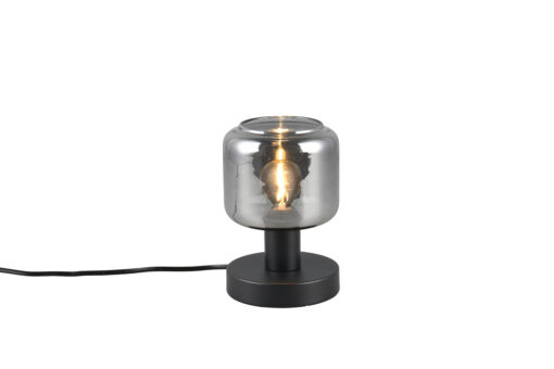 Πορτατιφ Μαύρο Ματ & Γυαλί MATARO 1xE14 Trio Lighting – 564100132