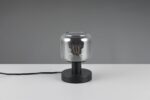 Πορτατιφ Μαύρο Ματ & Γυαλί MATARO 1xE14 Trio Lighting – 564100132