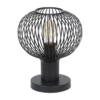 Πορτατιφ Μαύρο Ματ Μεταλλικό Πλέγμα Φ23 GILA 1x E27 Trio Lighting – 565700132