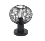 Πορτατιφ Μαύρο Ματ Μεταλλικό Πλέγμα Φ23 GILA 1x E27 Trio Lighting – 565700132