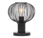 Πορτατιφ Μαύρο Ματ Μεταλλικό Πλέγμα Φ23 GILA 1x E27 Trio Lighting – 565700132