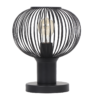 Πορτατιφ Μαύρο Ματ Μεταλλικό Πλέγμα Φ23 GILA 1x E27 Trio Lighting – 565700132