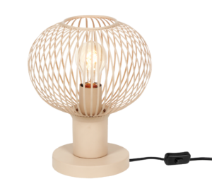 Πορτατιφ σε Απόχρωση Άμμου Μεταλλικό Πλέγμα Φ23 GILA 1x E27 Trio Lighting – 565700166