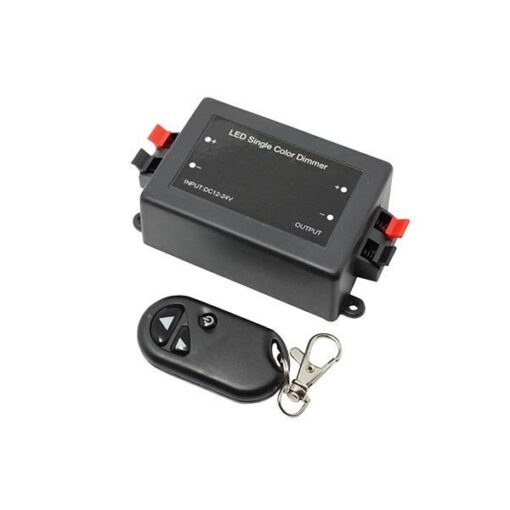 ΑΣΥΡΜΑΤΟ DIMMER LED ΜΟΝΟΧΡΩΜΗΣ ΤΑΙΝΙΑΣ 12V DC 96W /24V DC 192W EUROLAMP – 145-71400