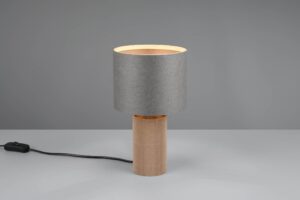 Πορτατιφ με Γκρι Χάρτινο Αμπαζούρ Φ16 CANIO 1x E14 Trio Lighting – 568100111