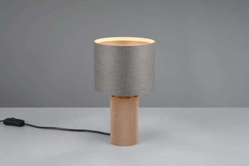 Πορτατιφ με Γκρι Χάρτινο Αμπαζούρ Φ16 CANIO 1x E14 Trio Lighting – 568100111