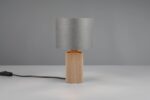 Πορτατιφ με Γκρι Χάρτινο Αμπαζούρ Φ16 CANIO 1x E14 Trio Lighting – 568100111