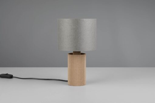 Πορτατιφ με Γκρι Χάρτινο Αμπαζούρ Φ16 CANIO 1x E14 Trio Lighting – 568100111