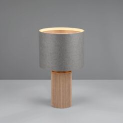 Πορτατιφ με Γκρι Χάρτινο Αμπαζούρ Φ16 CANIO 1x E14 Trio Lighting – 568100111