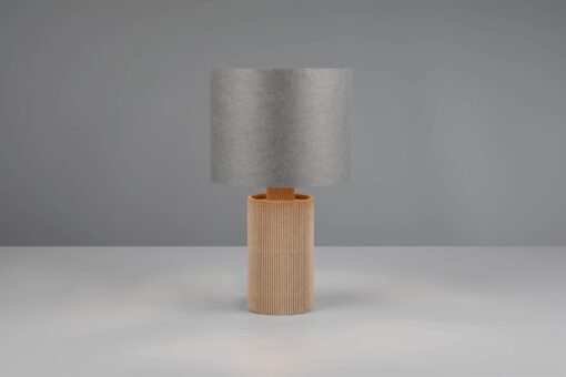 Πορτατιφ με Γκρι Χάρτινο Αμπαζούρ Φ16 CANIO 1x E14 Trio Lighting – 568100111
