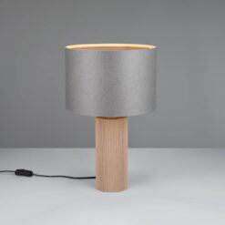Πορτατιφ με Γκρι Χάρτινο Αμπαζούρ Φ30 CANIO 1x E27 Trio Lighting – 568190111