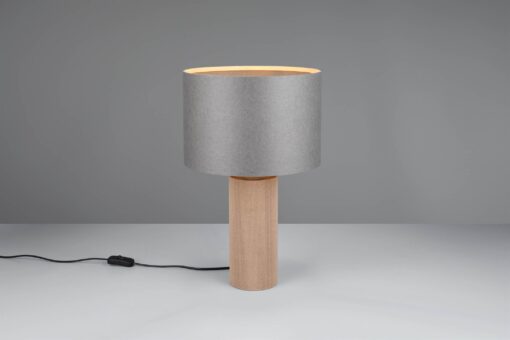 Πορτατιφ με Γκρι Χάρτινο Αμπαζούρ Φ30 CANIO 1x E27 Trio Lighting – 568190111