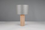 Πορτατιφ με Γκρι Χάρτινο Αμπαζούρ Φ30 CANIO 1x E27 Trio Lighting – 568190111