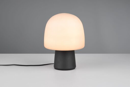 Πορτατίφ Μαύρο με Οπαλ Γυαλί STEEN 1xE14 Trio Lighting – 568200132