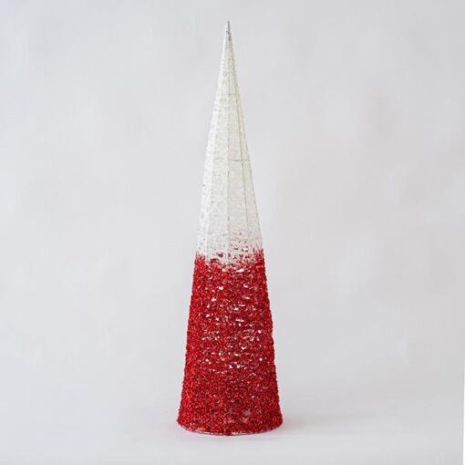 ΔΕΝΤΡΟ ΚΩΝΟΣ, ΛΕΥΚΟ-ΚΟΚΚΙΝΟ, 20x80cm EUROLAMP – 600-45624